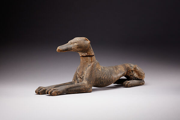 Figure of a jackal, Wood 