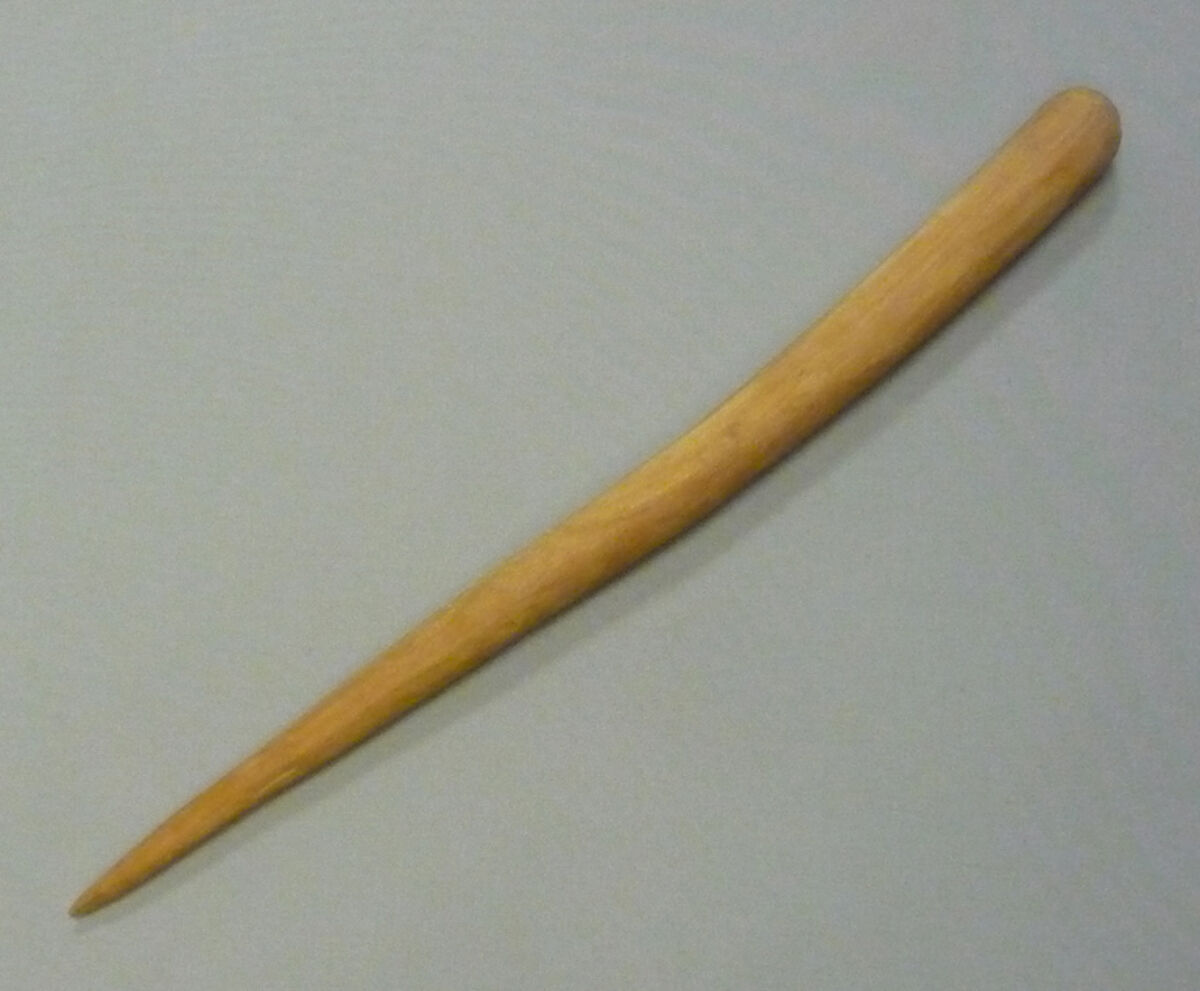 Surveyor's Stake from a Foundation Deposit for Hatshepsut's Temple, Wood