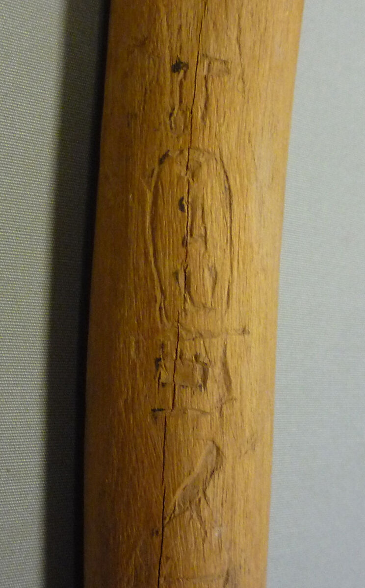 Surveyor's Stake from a Foundation Deposit for Hatshepsut's Temple, Wood