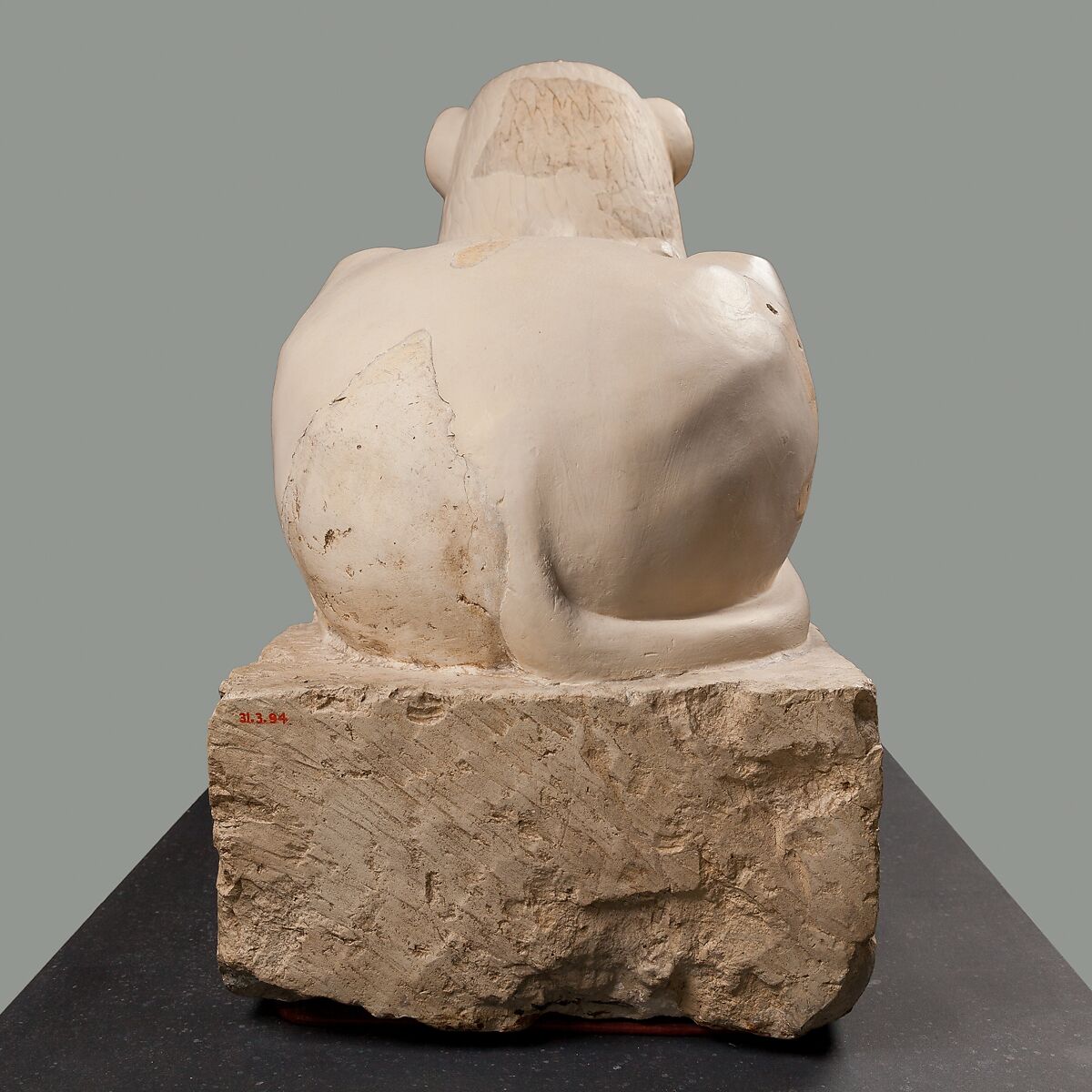 Sphinx of Hatshepsut, Limestone, plaster