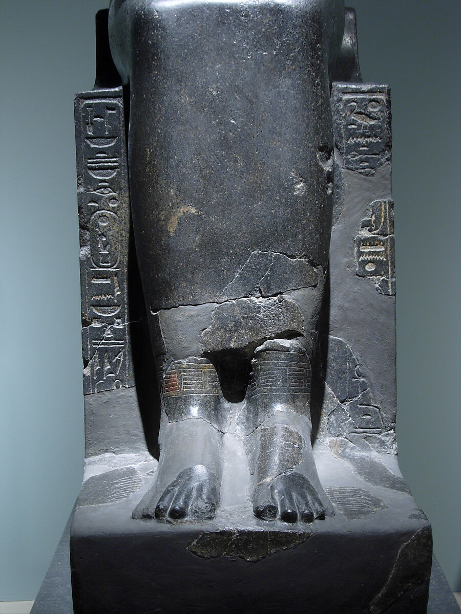 Hatshepsut Wearing the khat Headdress, Diorite