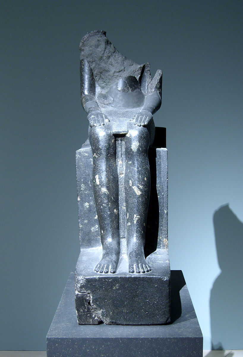 Lower Part of a Statue, Diorite