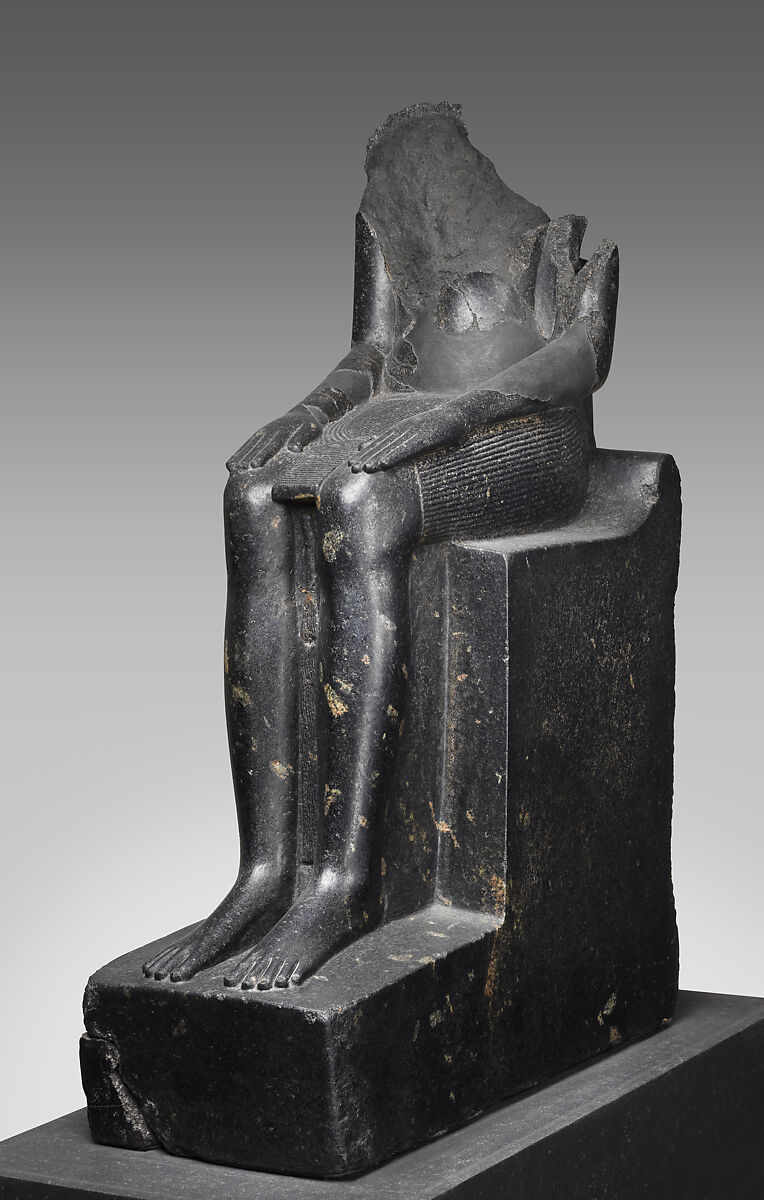 Lower Part of a Statue, Diorite