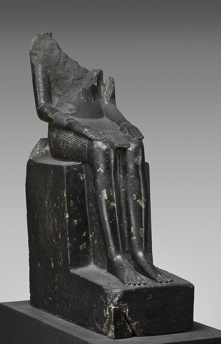 Lower Part of a Statue, Diorite