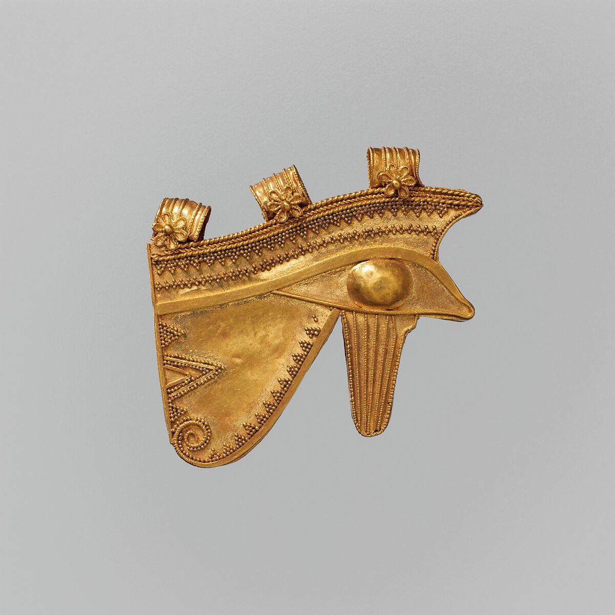 Wedjat Eye Amulet, Gold 