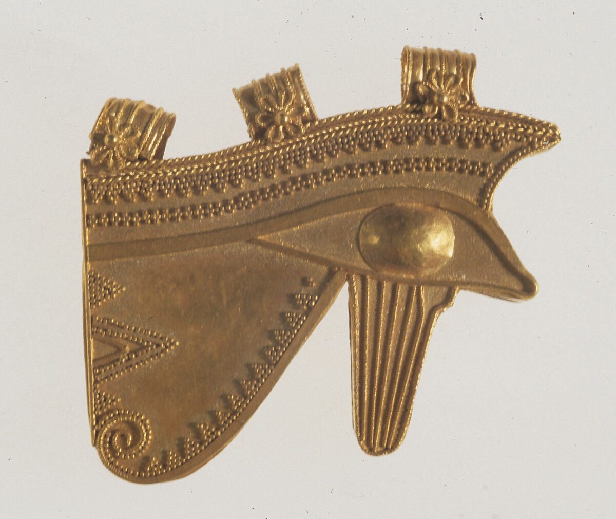 Wedjat Eye Amulet, Gold