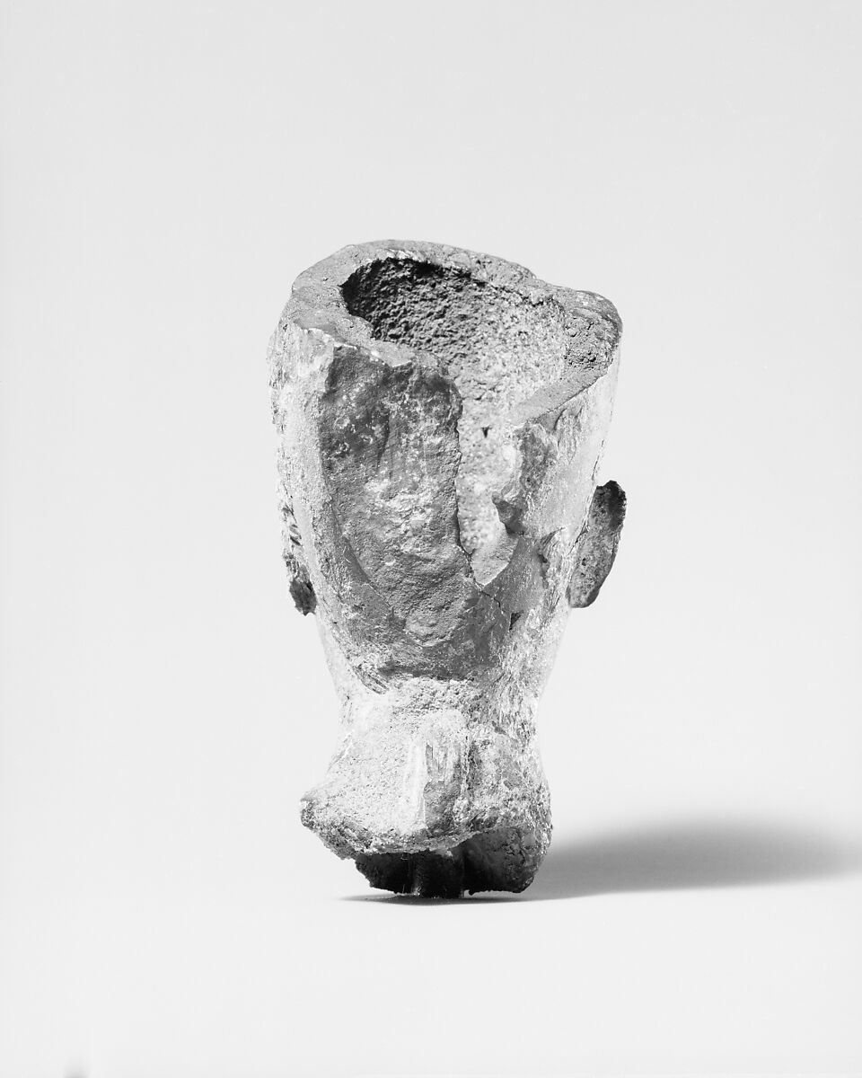 Head of Ptolemy II or III, Black bronze