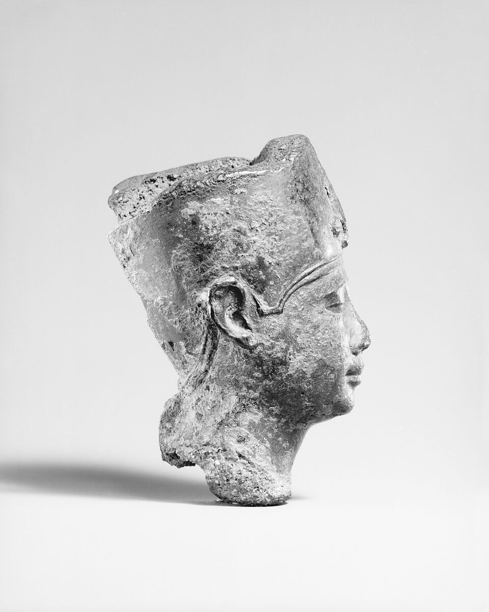 Head of Ptolemy II or III, Black bronze