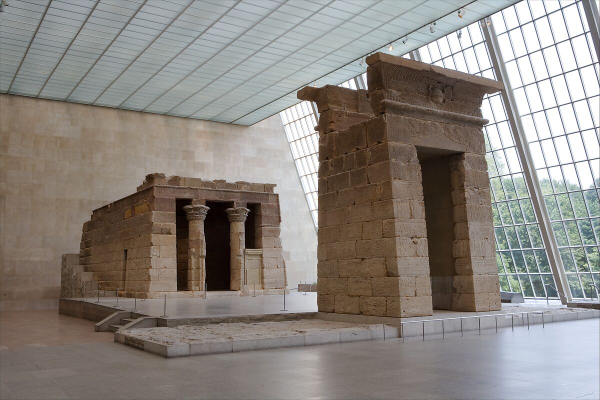 The Temple of Dendur, Aeolian sandstone