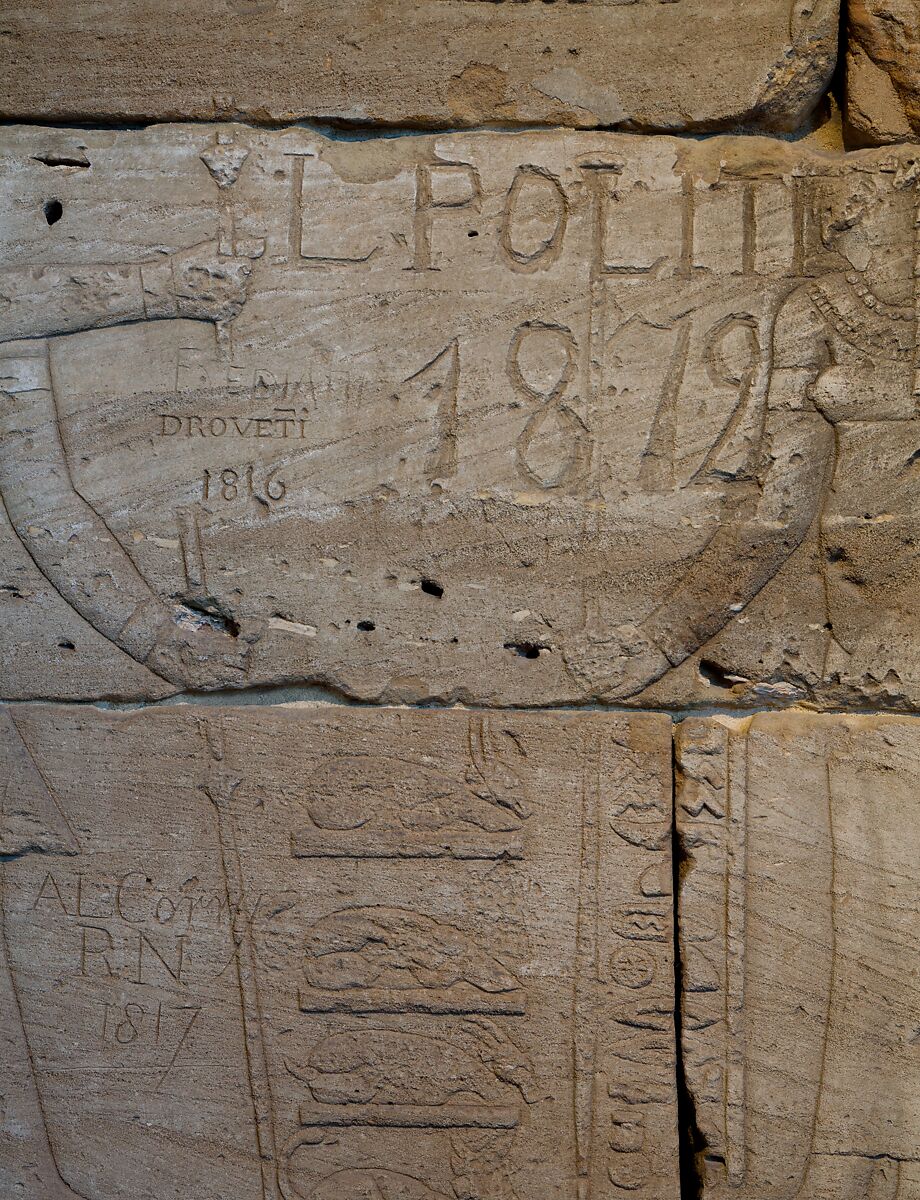 The Temple of Dendur, Aeolian sandstone