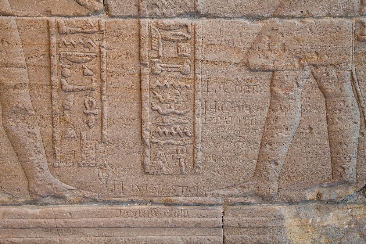The Temple of Dendur, Aeolian sandstone