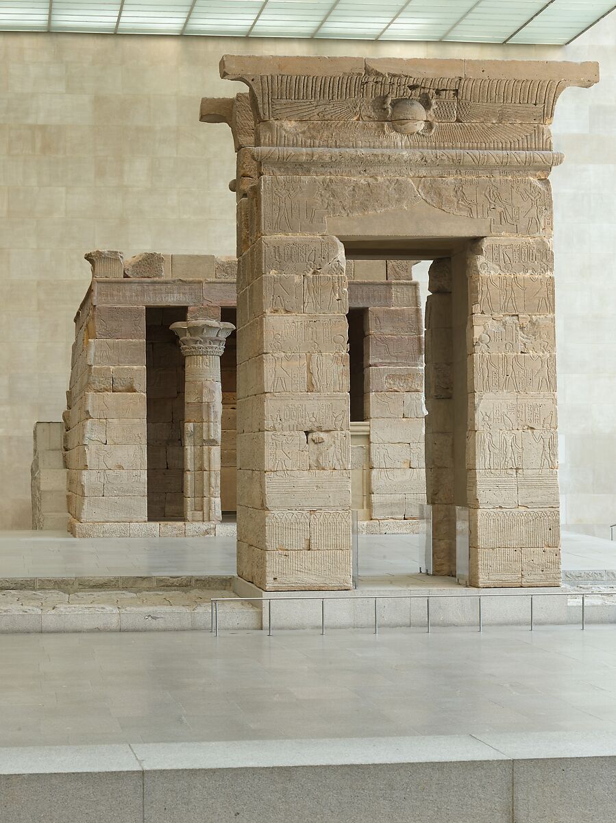 The Temple of Dendur, Aeolian sandstone