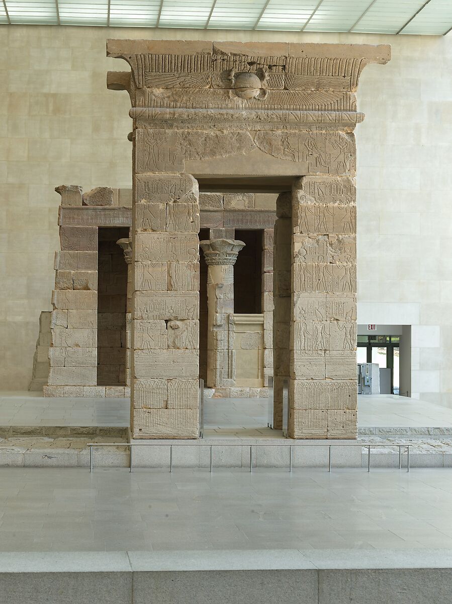 The Temple of Dendur, Aeolian sandstone