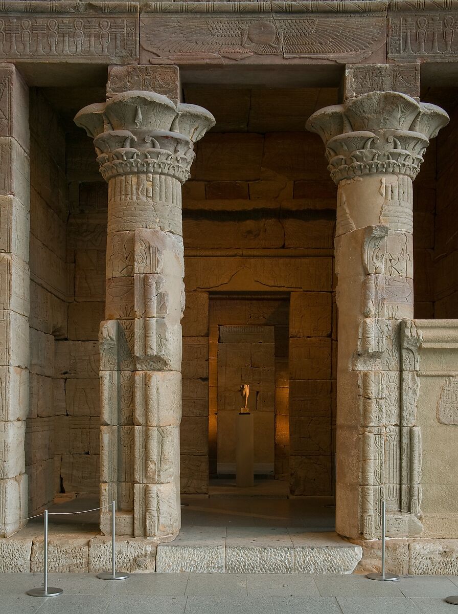 The Temple of Dendur, Aeolian sandstone