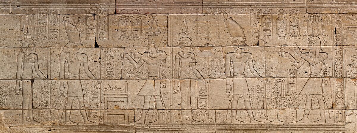 The Temple of Dendur, Aeolian sandstone