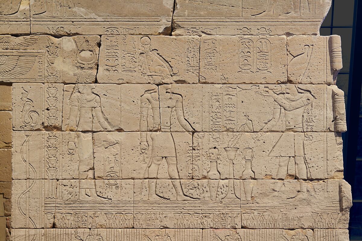 The Temple of Dendur, Aeolian sandstone