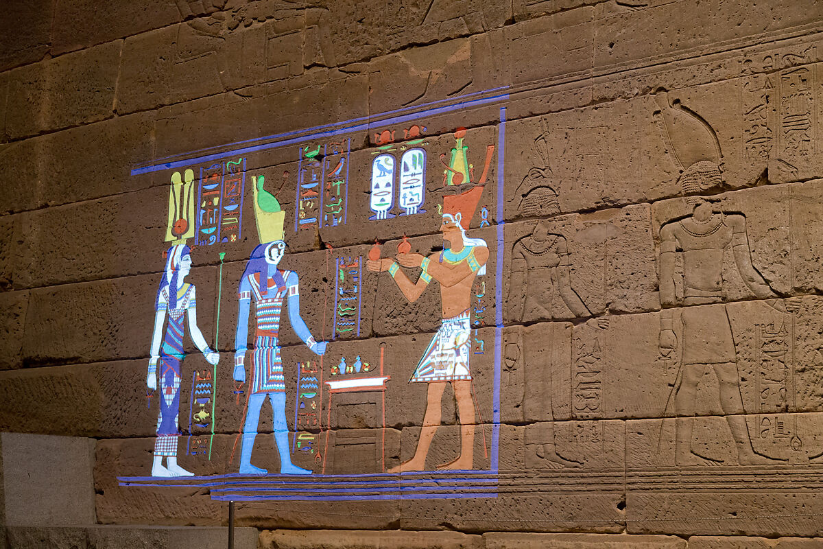The Temple of Dendur, Aeolian sandstone