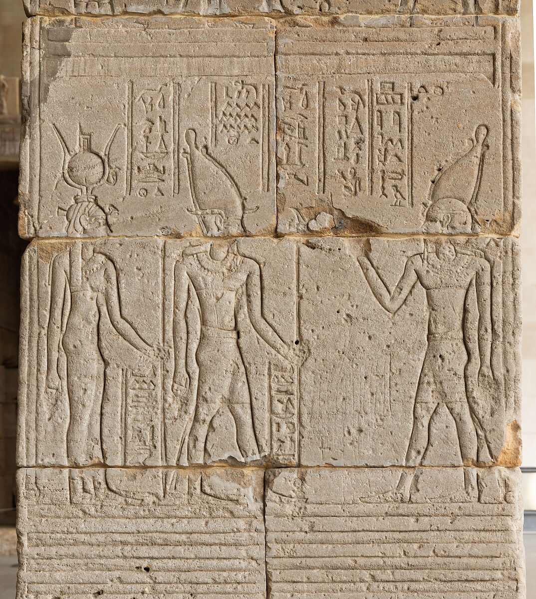 The Temple of Dendur, Aeolian sandstone