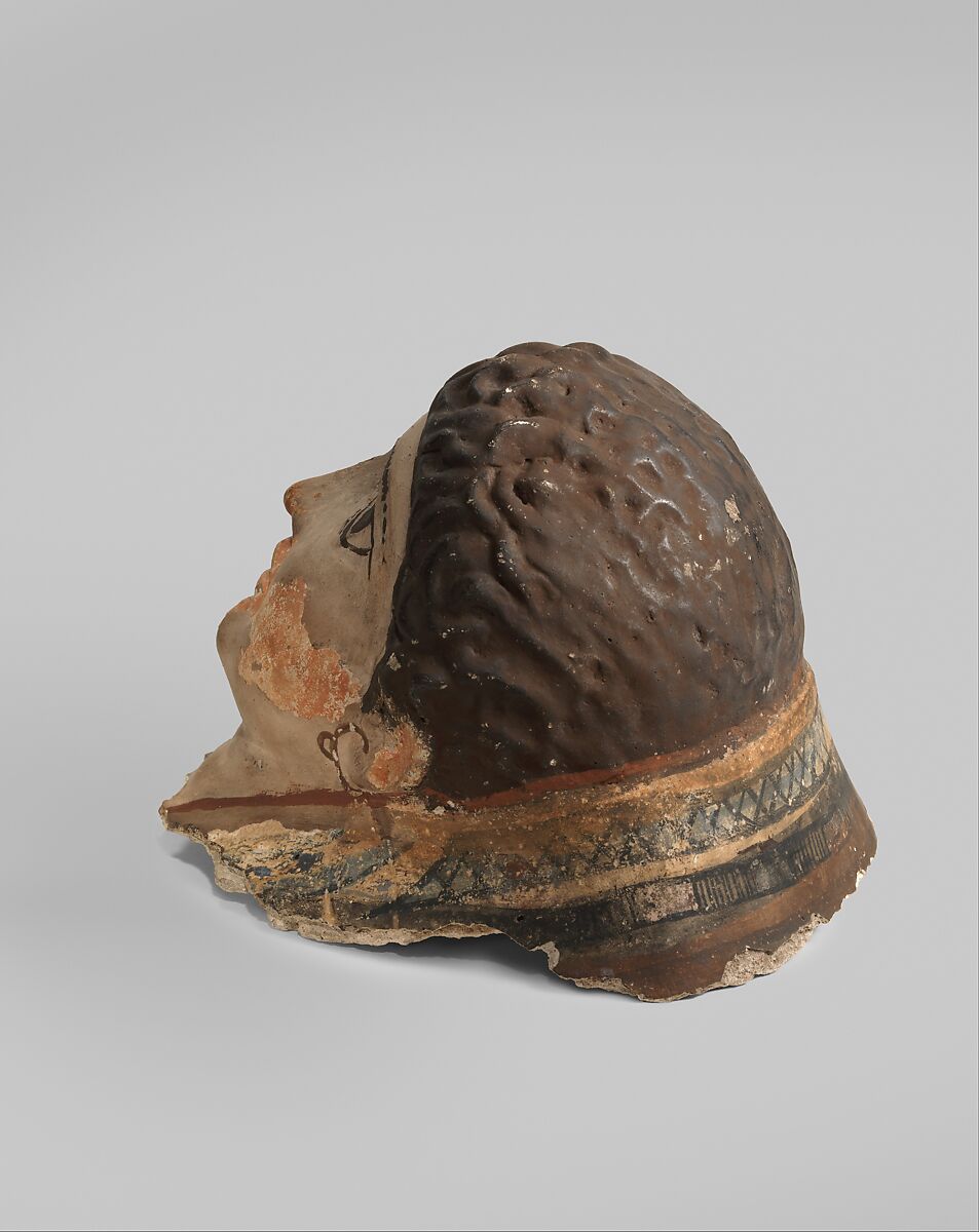 Funerary Mask, Plaster, paint