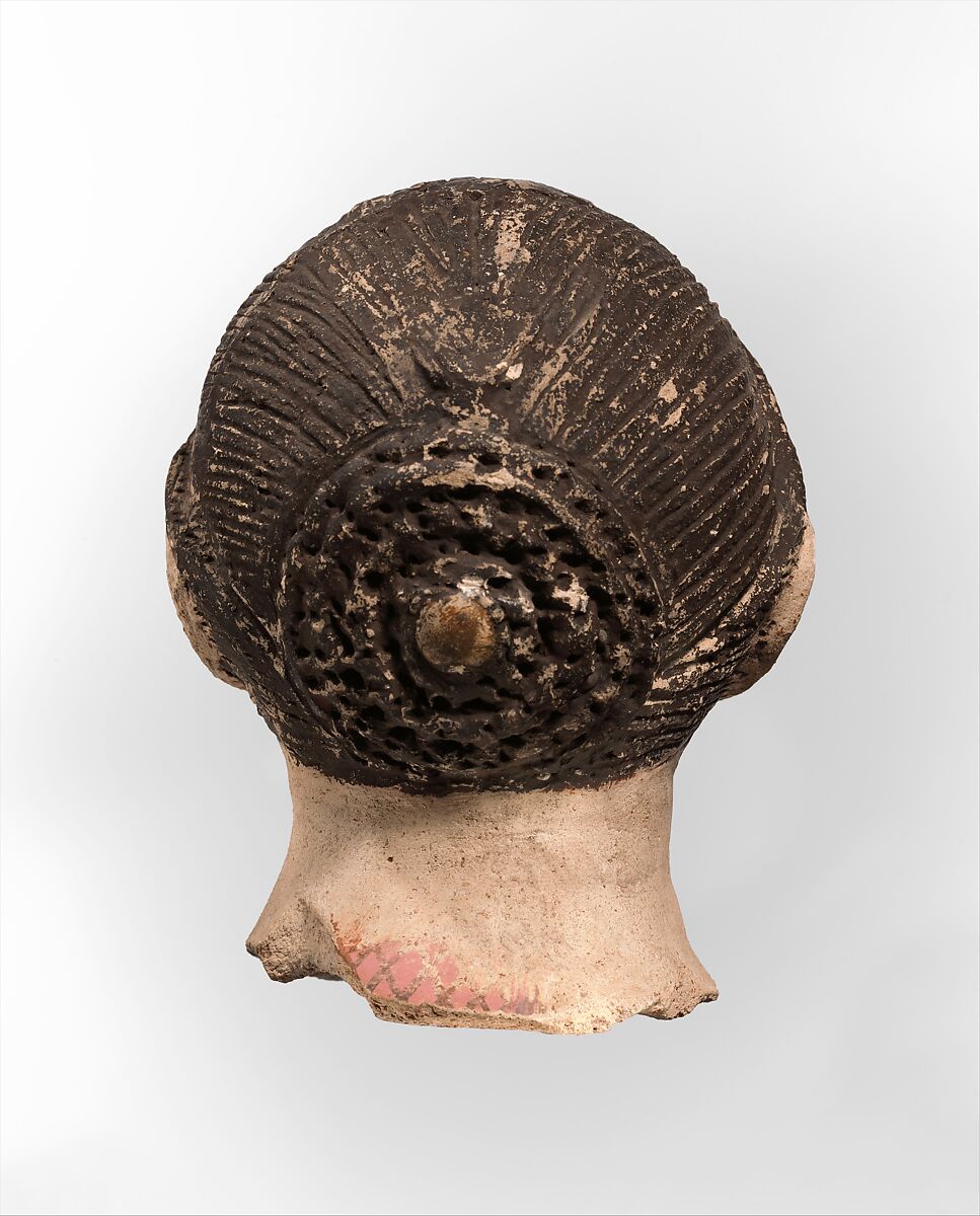 Funerary Mask, Plaster, paint
