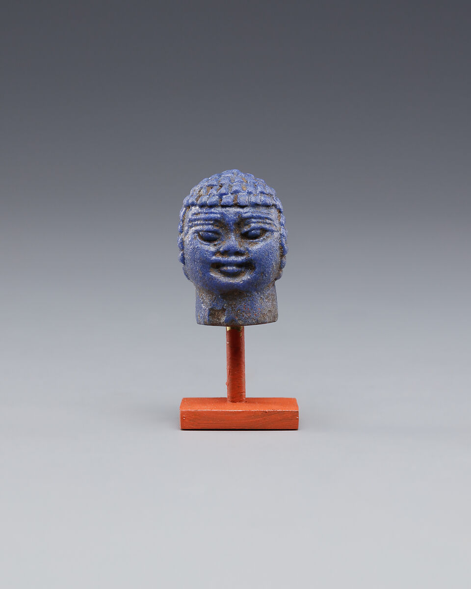 Head, Blue glass 