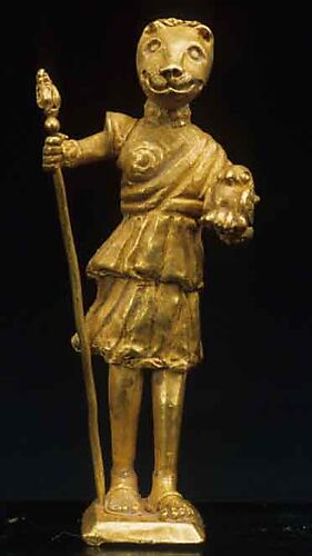 Anubis as Defender of Osiris / Dionysus (?)