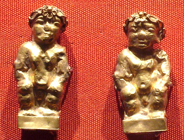 Pendant: Eros (?) wearing diadem with rosette over the forehead