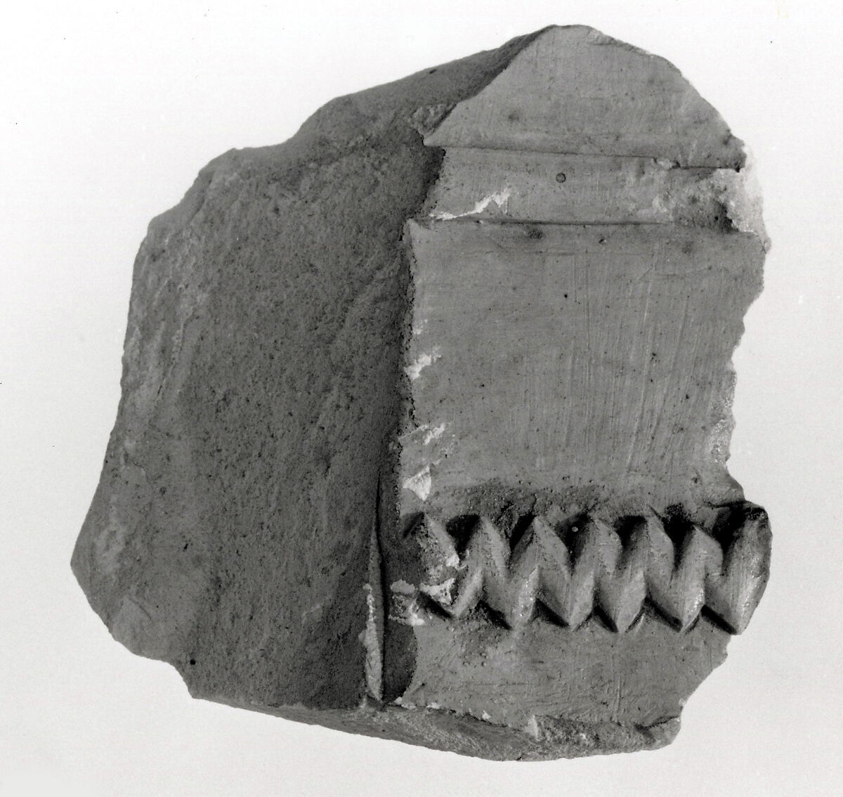 Raised relief fragment, Limestone