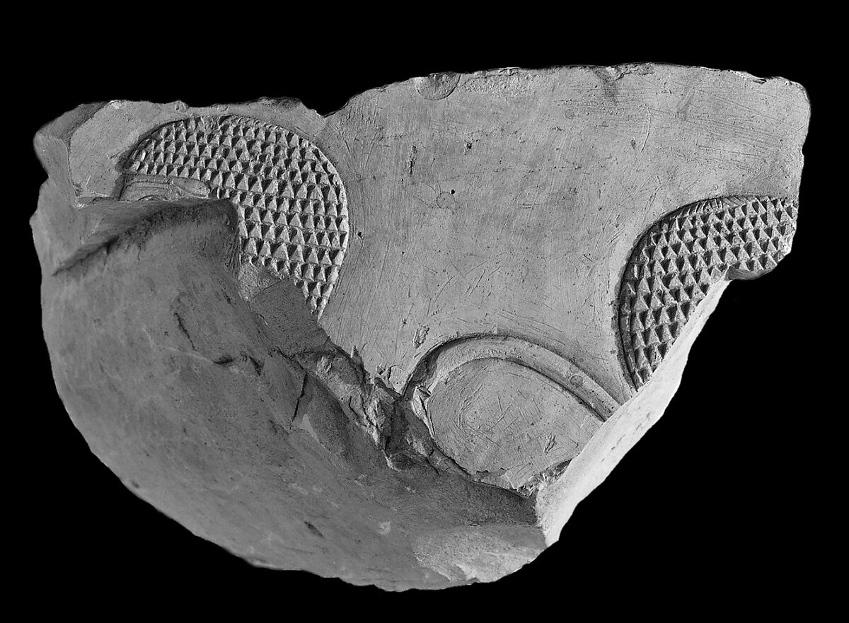 Raised relief fragment, Limestone