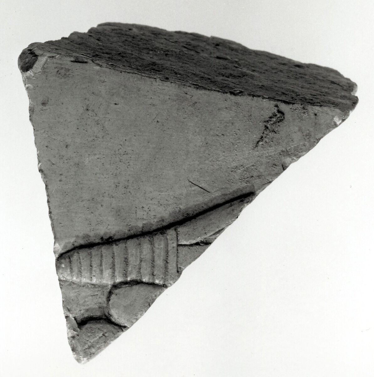 Raised relief fragment, Limestone 