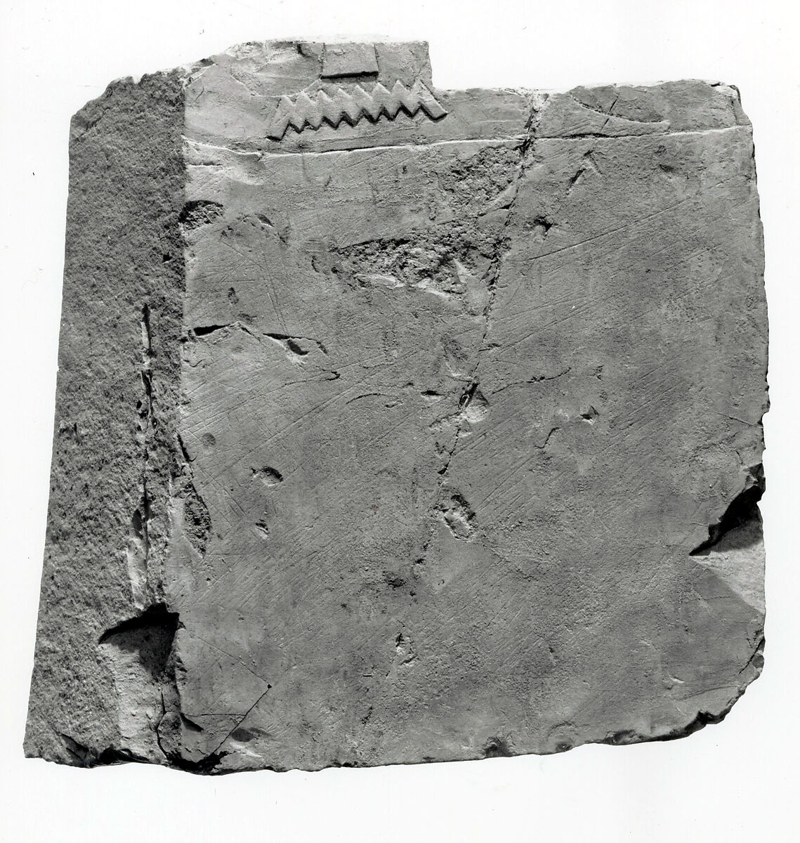 Raised relief fragment, Limestone 