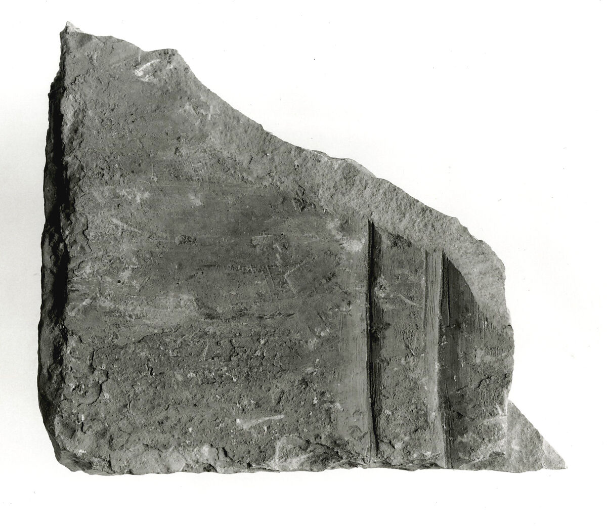 Raised relief fragment, Limestone 