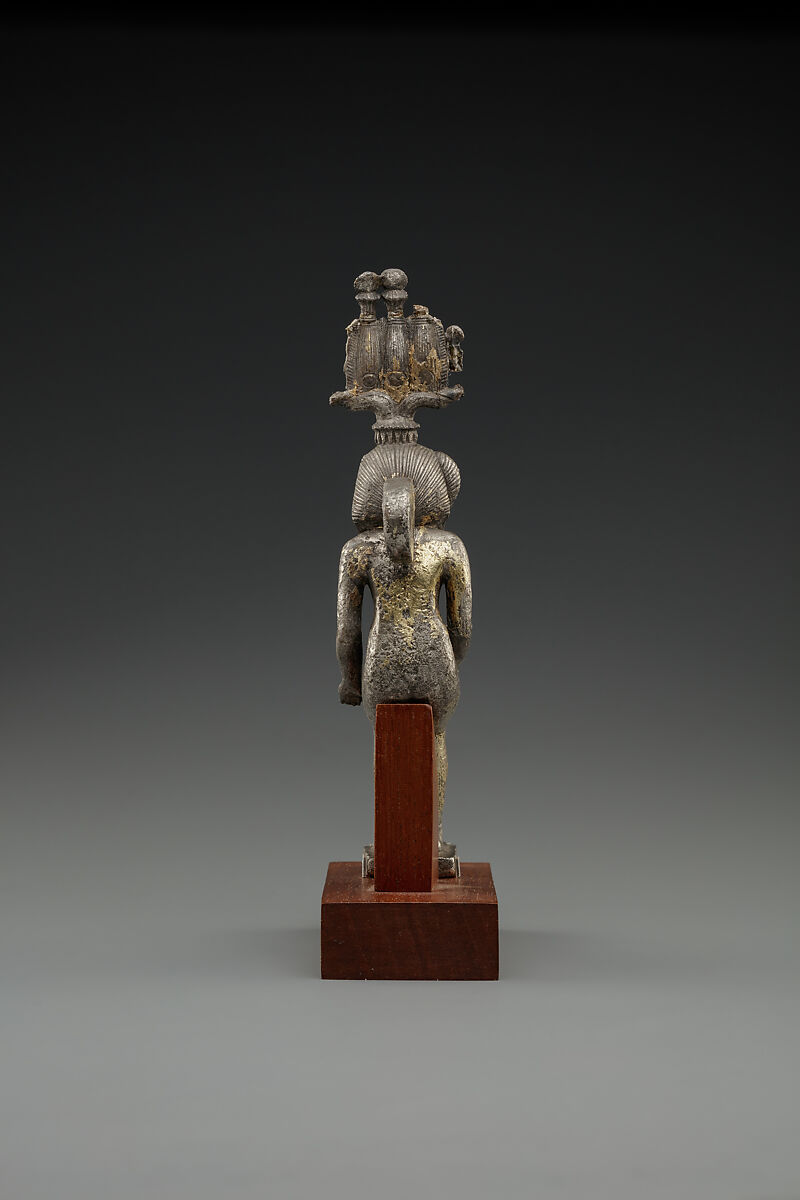 Statuette of Harpokrates, gilded silver