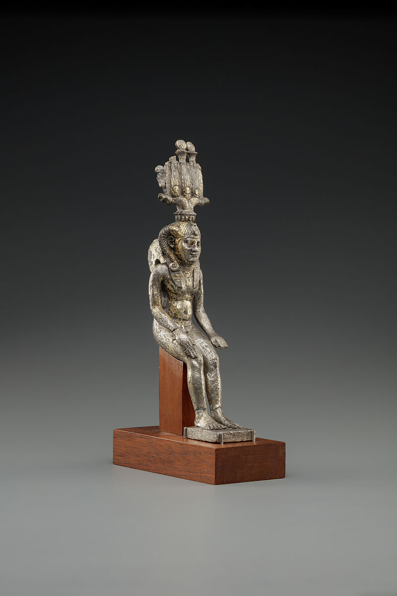 Statuette of Harpokrates, gilded silver
