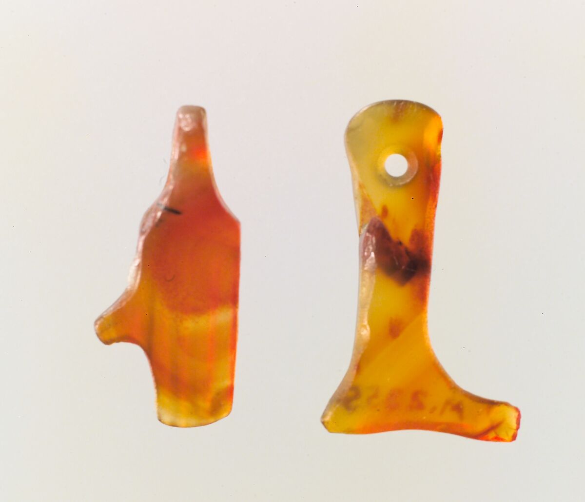 Foot Amulet, Carnelian 