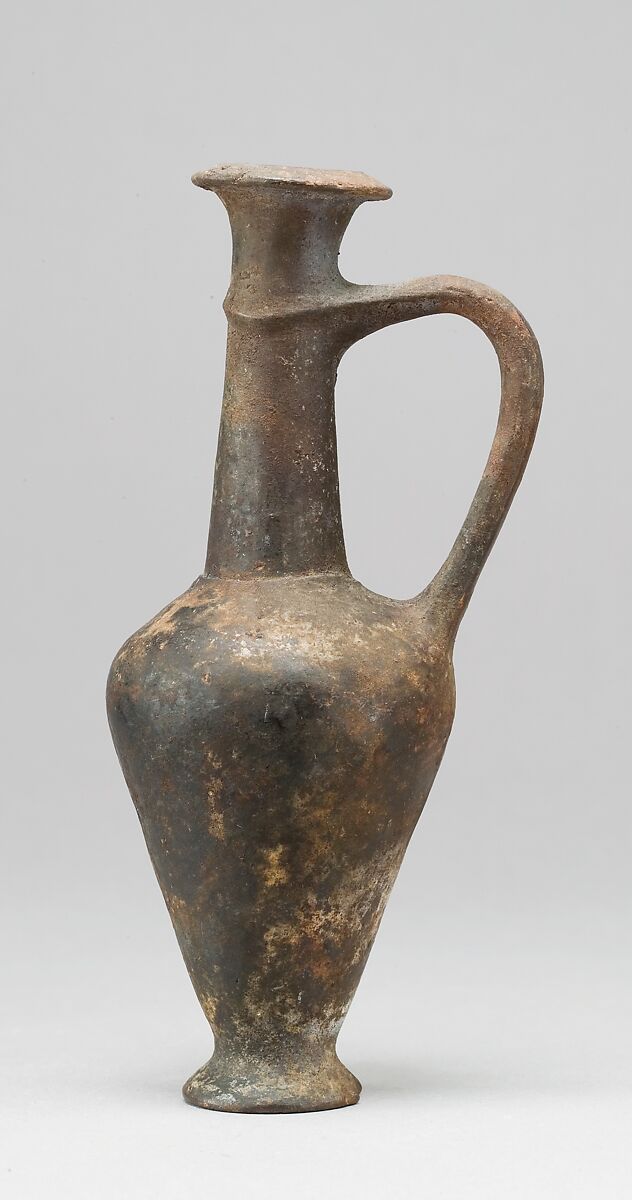 Cypriote base-ring juglet, Pottery, black ware