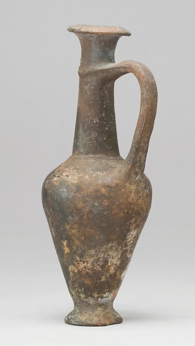 Cypriote base-ring juglet, Pottery, black ware