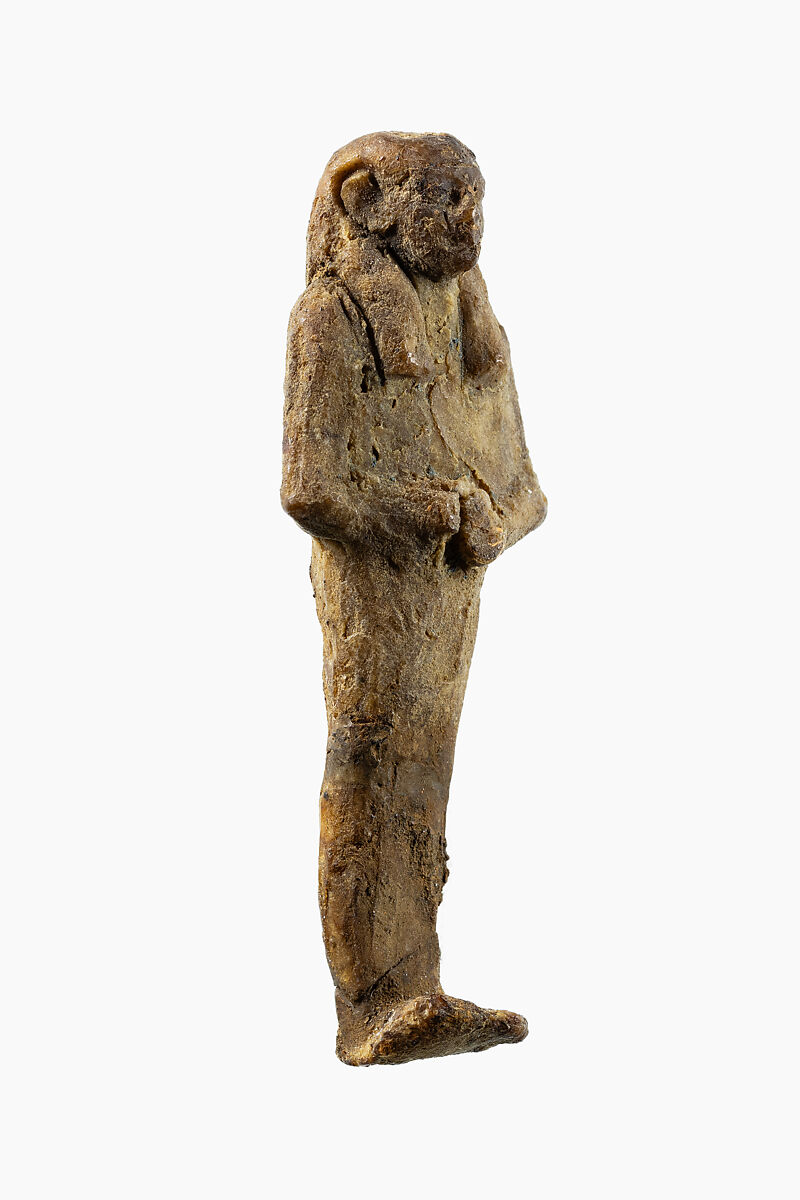 Viscera figure with human head (Imseti), Mud, wax