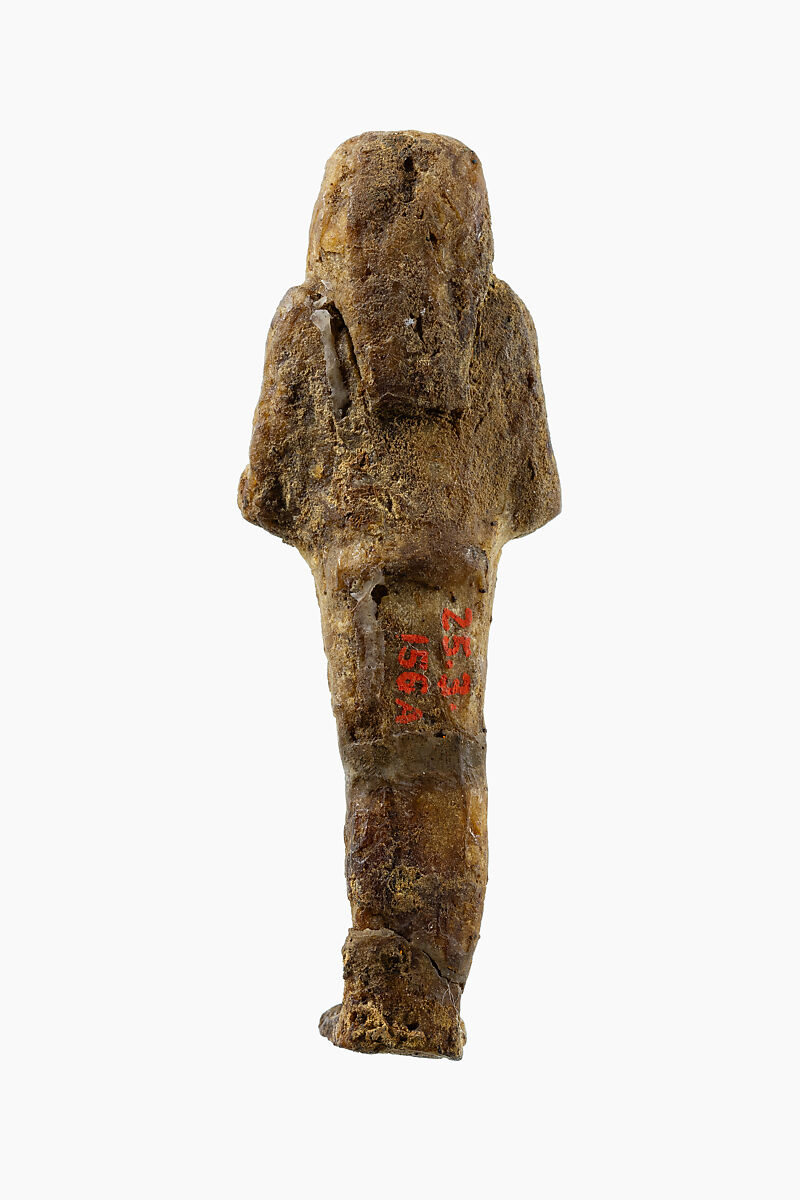 Viscera figure with human head (Imseti), Mud, wax