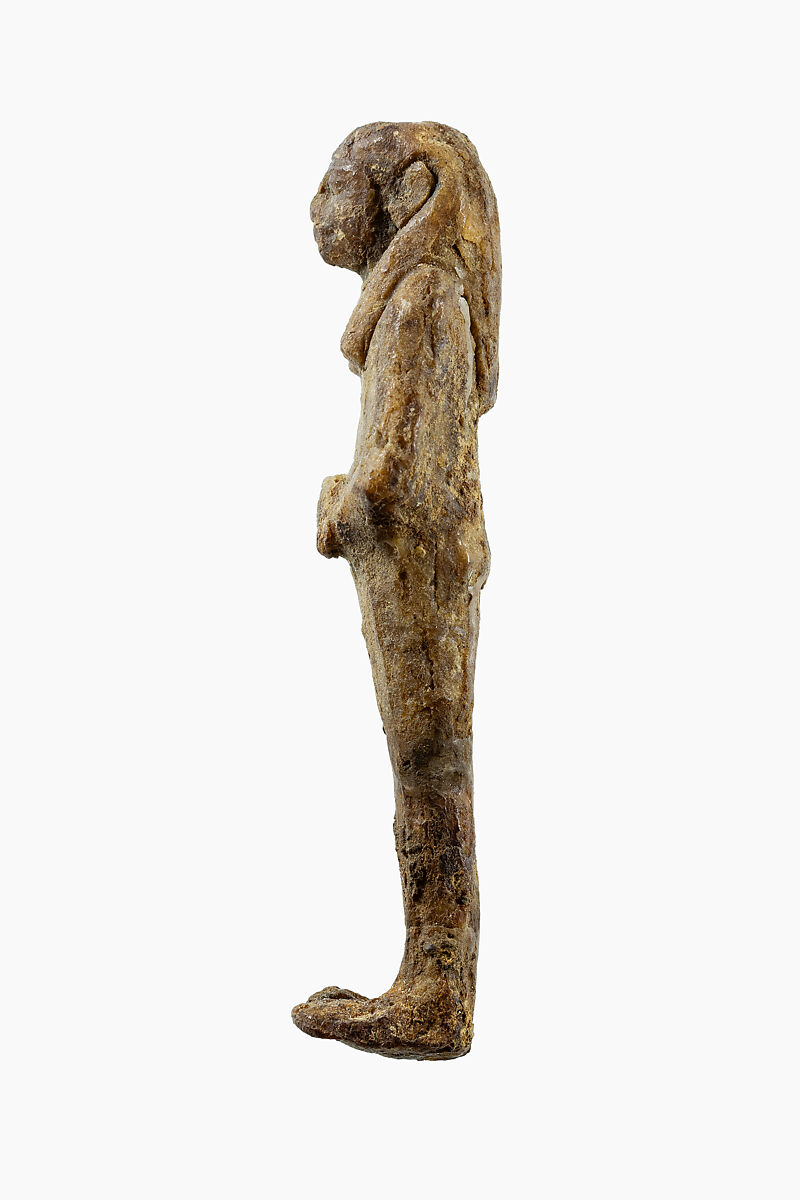 Viscera figure with human head (Imseti), Mud, wax