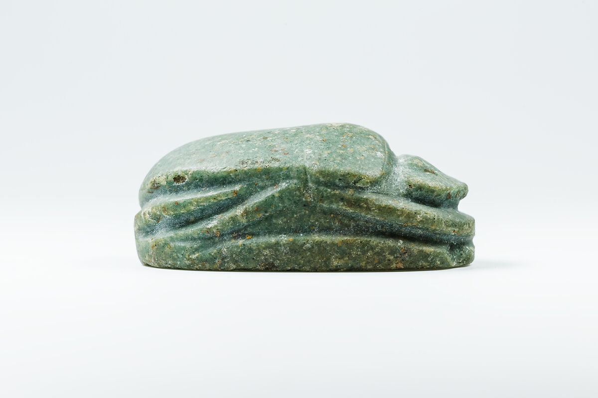 Heart Scarab, Green feldspar
