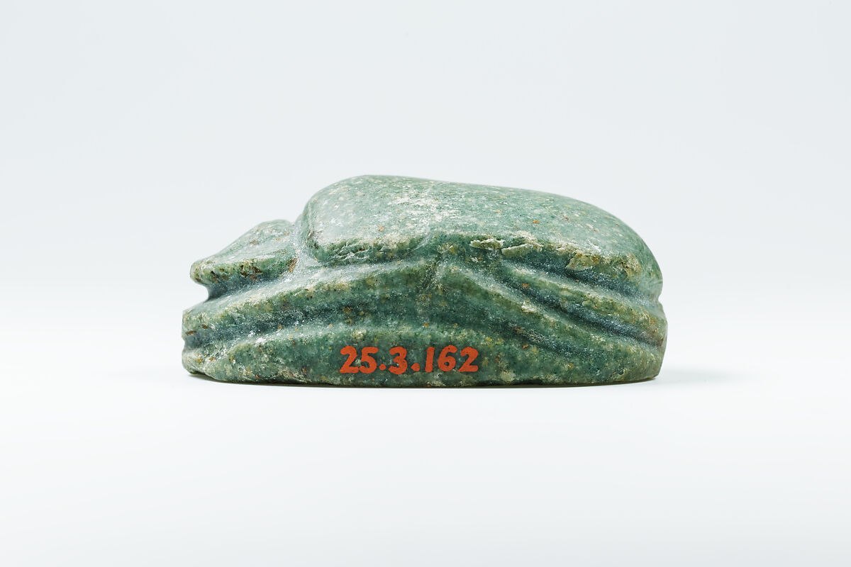 Heart Scarab, Green feldspar