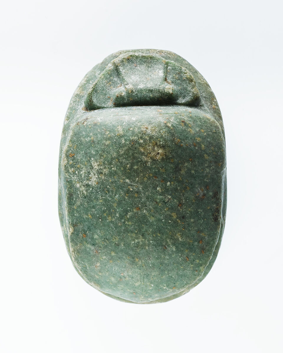 Heart Scarab, Green feldspar