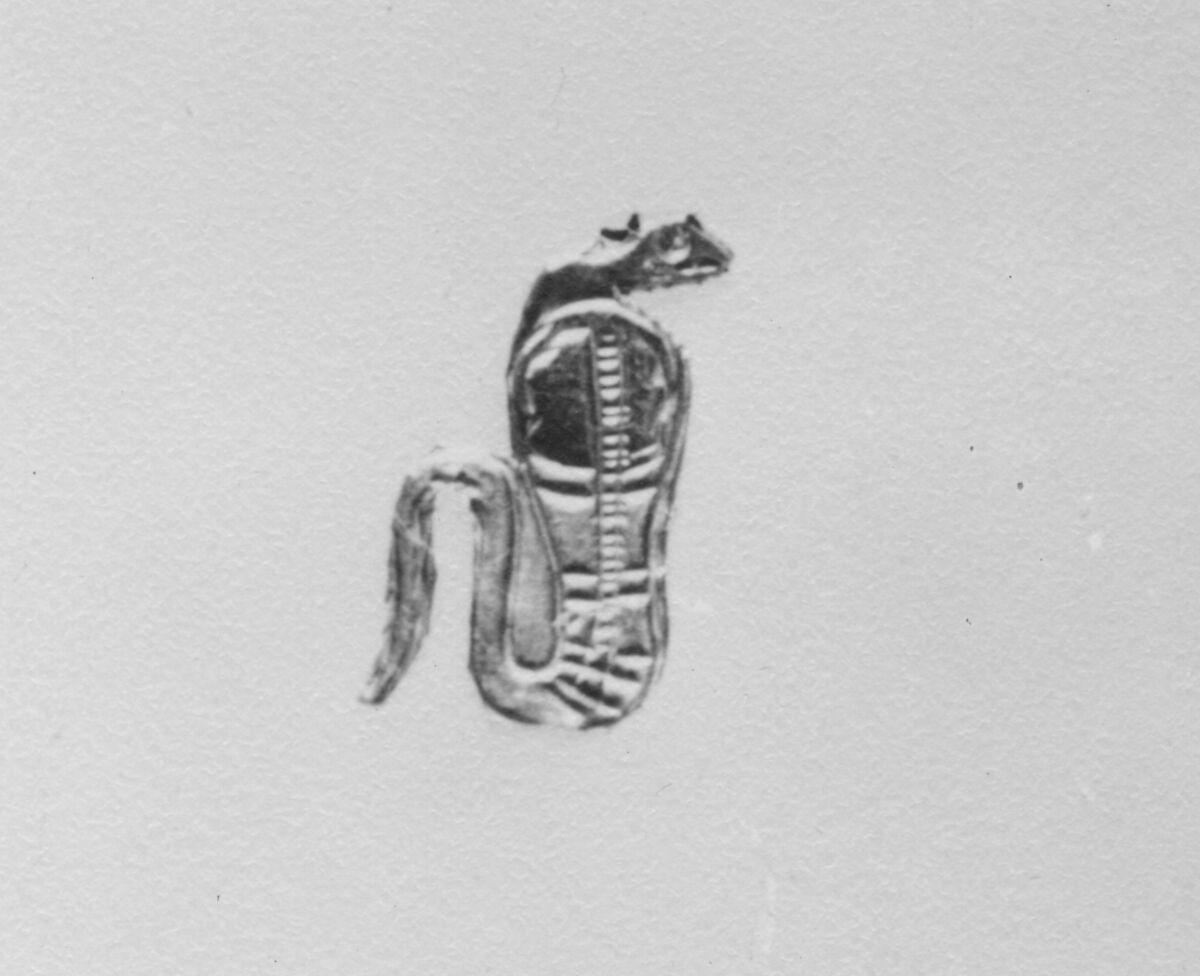 Uraeus Amulet of Djedmutesankh, Sheet gold