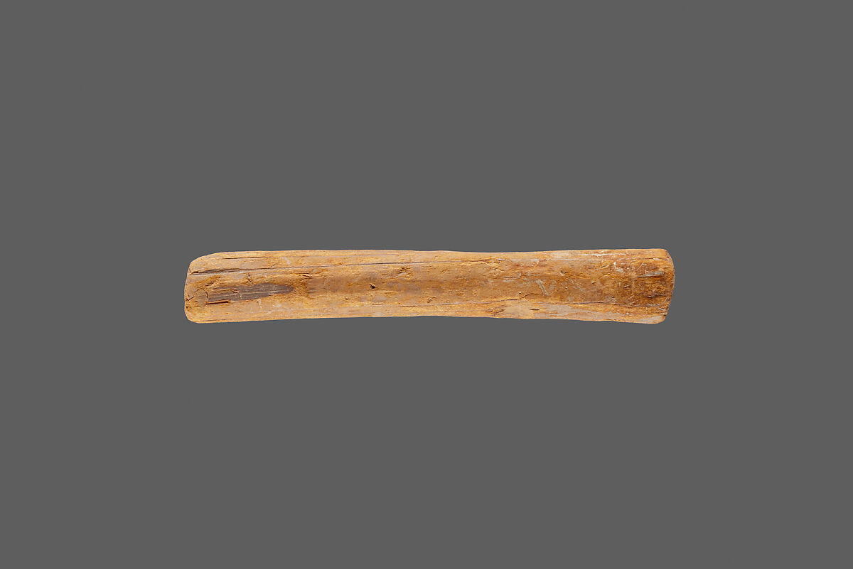 Handle for rope for lowering coffin, Pine wood 