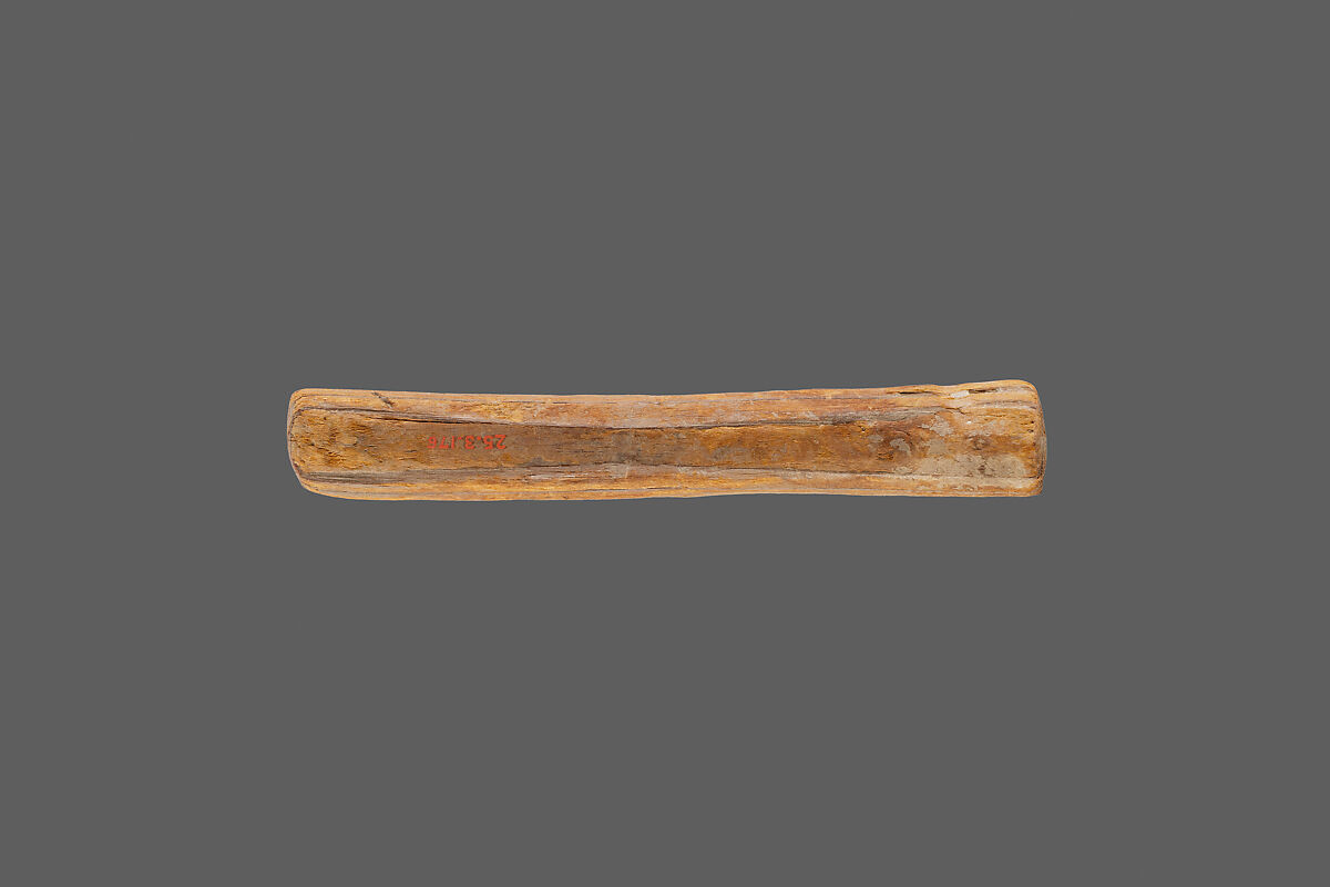 Handle for rope for lowering coffin, Pine wood