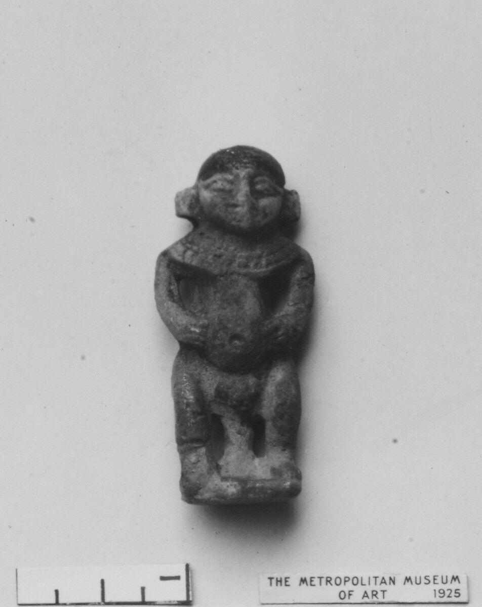 Pataikos Amulet, Faience