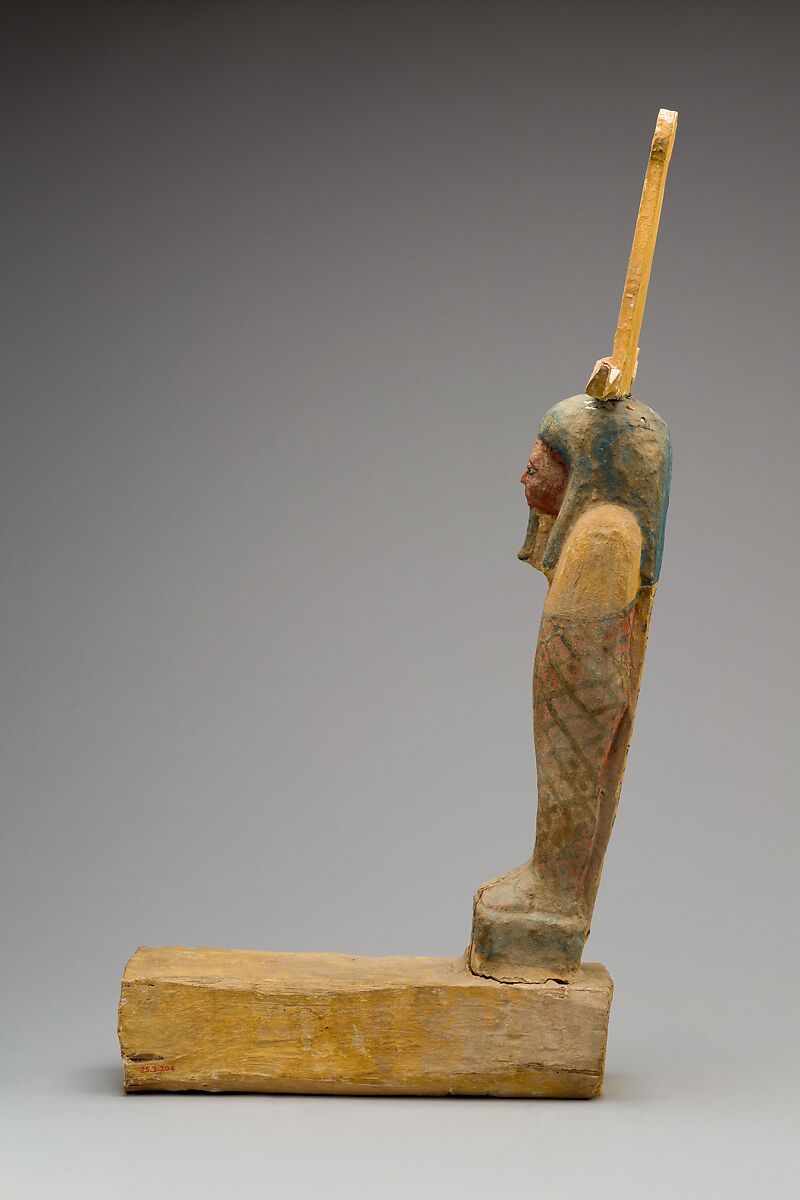"Ptah-Sokar-Osiris" Figure of Ankhshepenwepet, Wood, paint