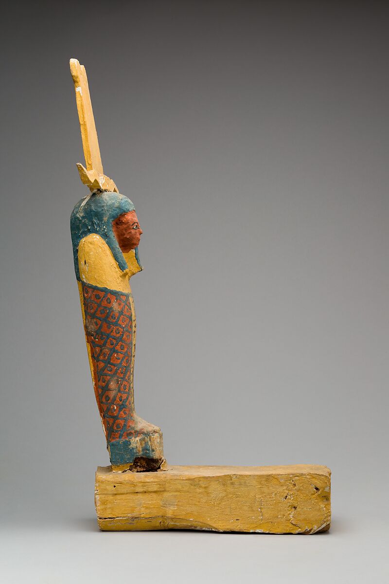"Ptah-Sokar-Osiris" Figure of Ankhshepenwepet, Wood, paint