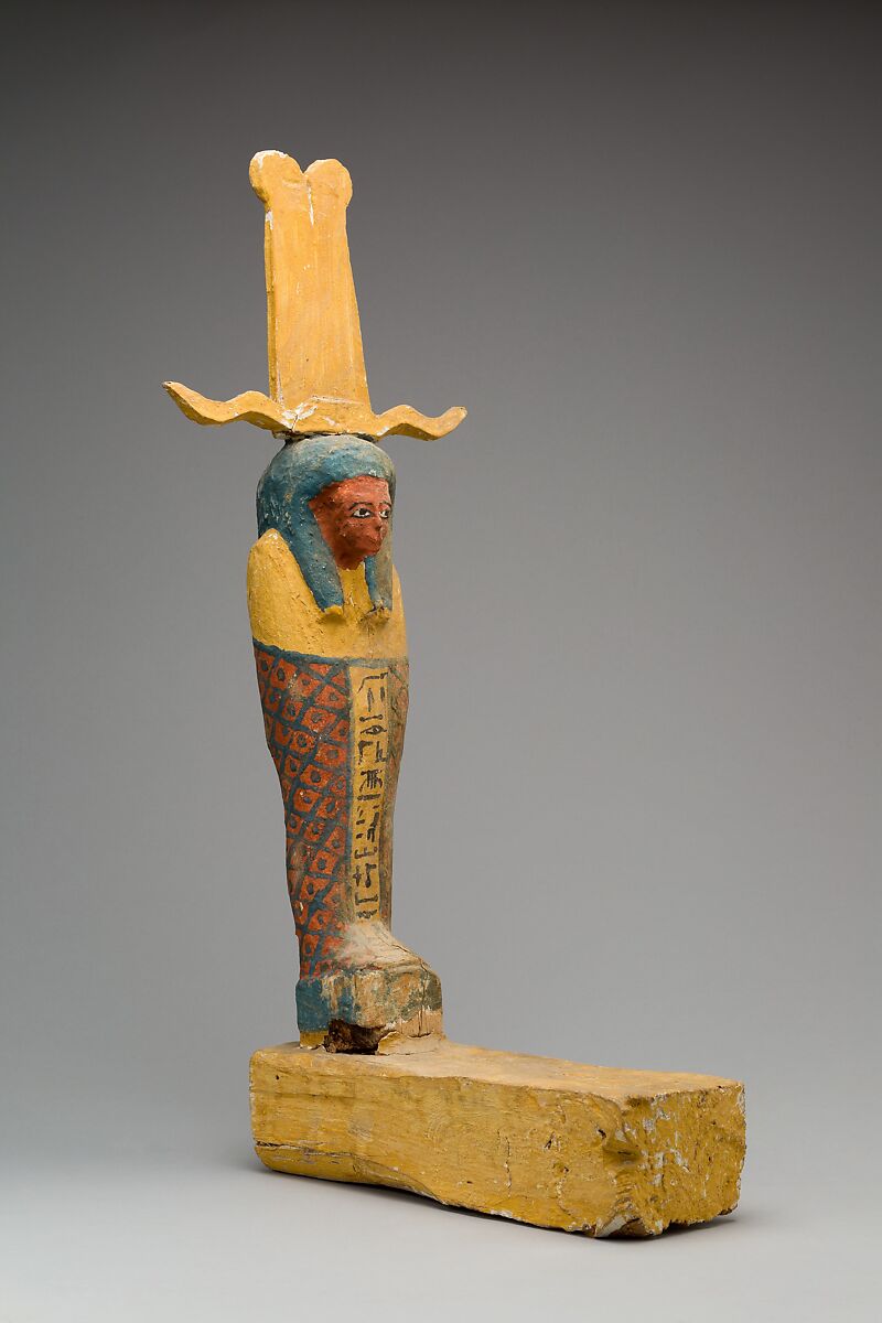 Ptah-Sokar-Osiris Figure of Ankhshepenwepet, Wood, paint 